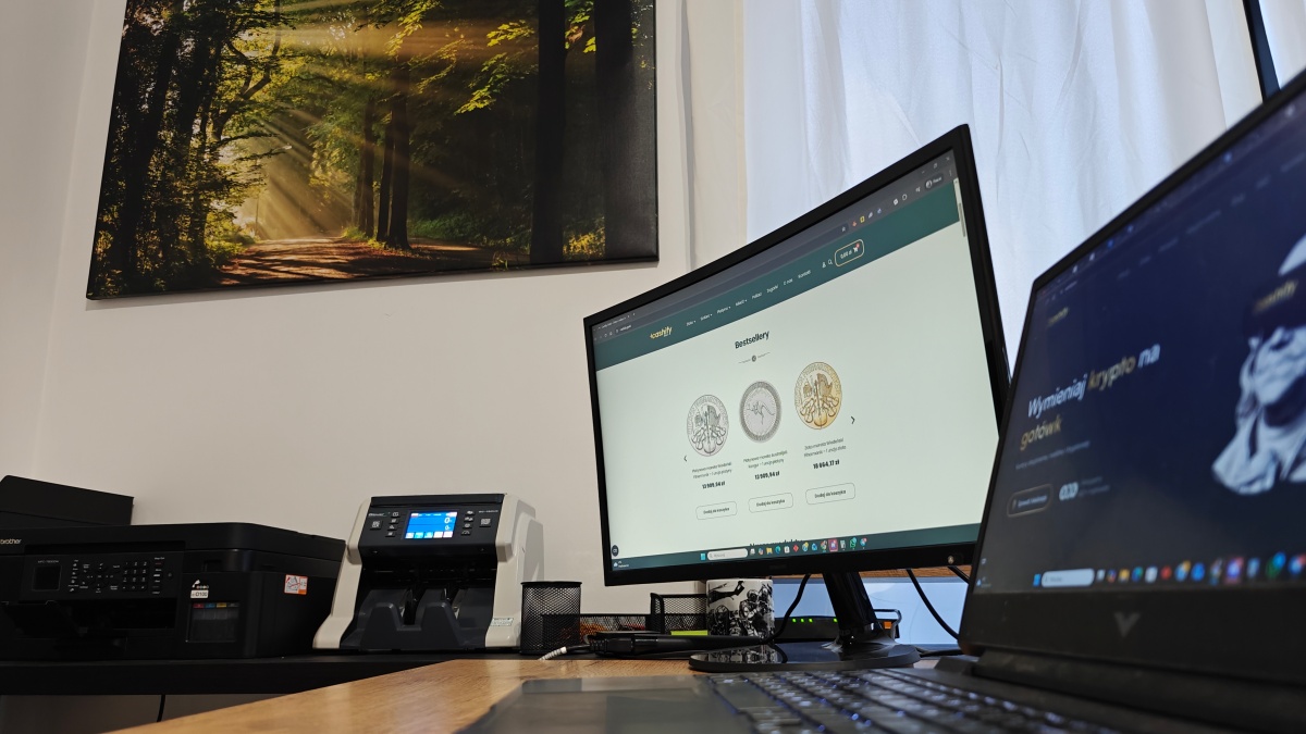 Kantor kryptowalut w Cashify w Bielsku-Białej