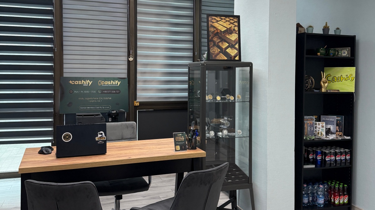 Kantor kryptowalut Cashify w Gdańsku