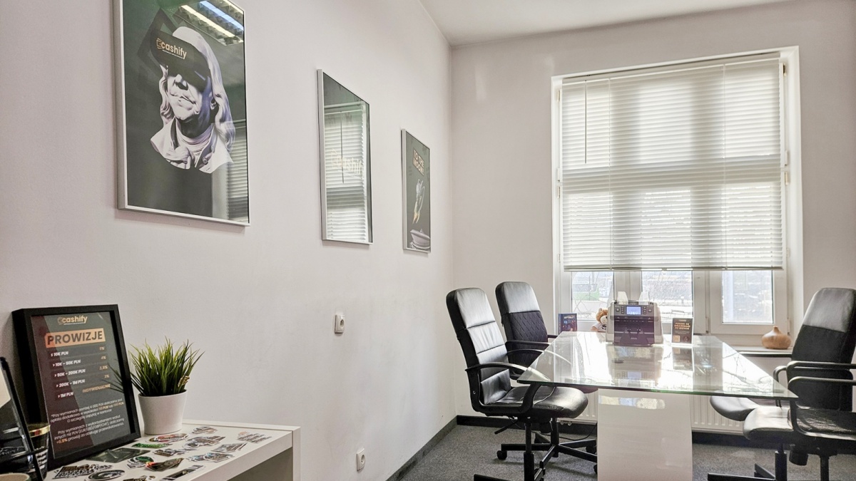 Kantor kryptowalut Cashify w Katowicach
