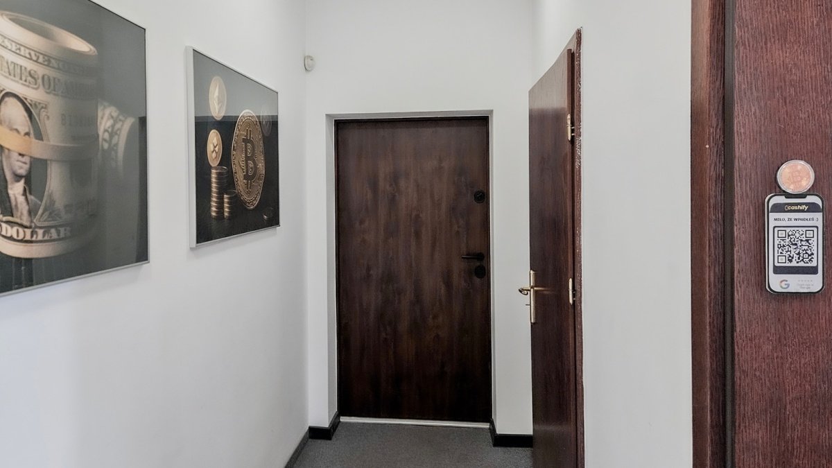 Kantor kryptowalut Cashify w Katowicach