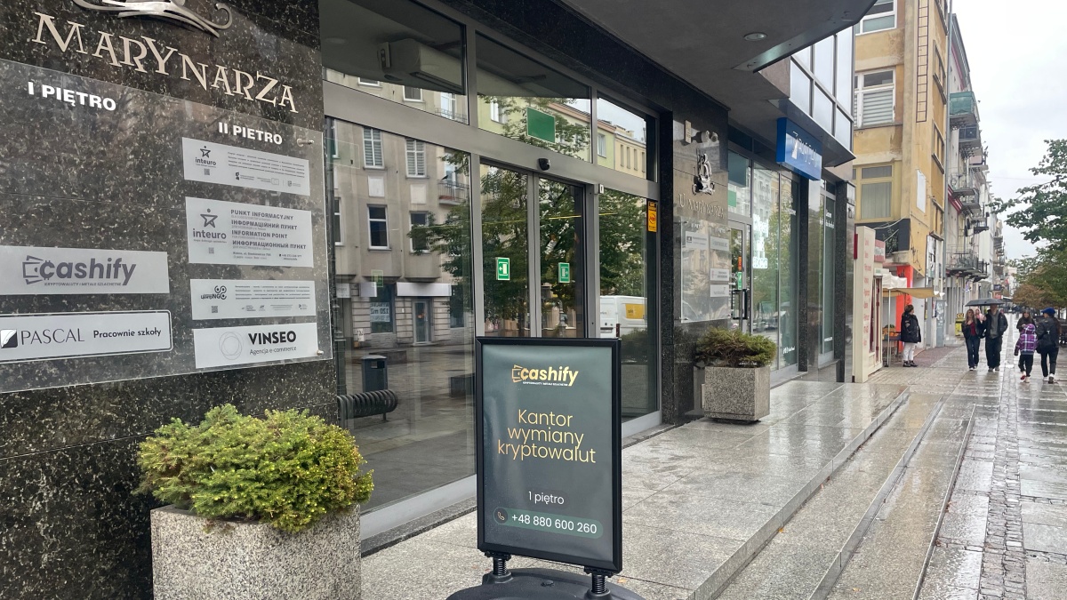 Kantor kryptowalut Cashify w Kielcach