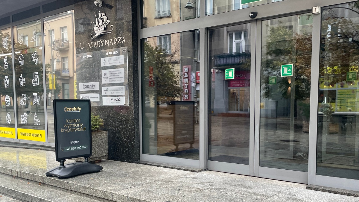 Kantor kryptowalut Cashify w Kielcach