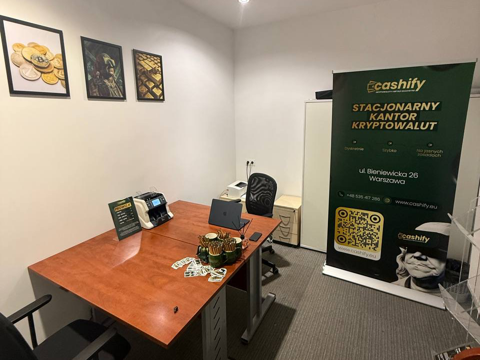 Kantor kryptowalut w Warszawie - Bieniewicka