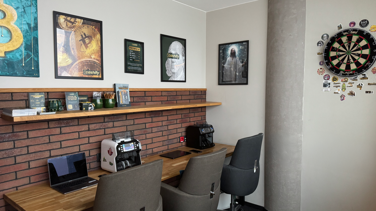 Kantor kryptowalut Cashify Warszawa Mokotowska