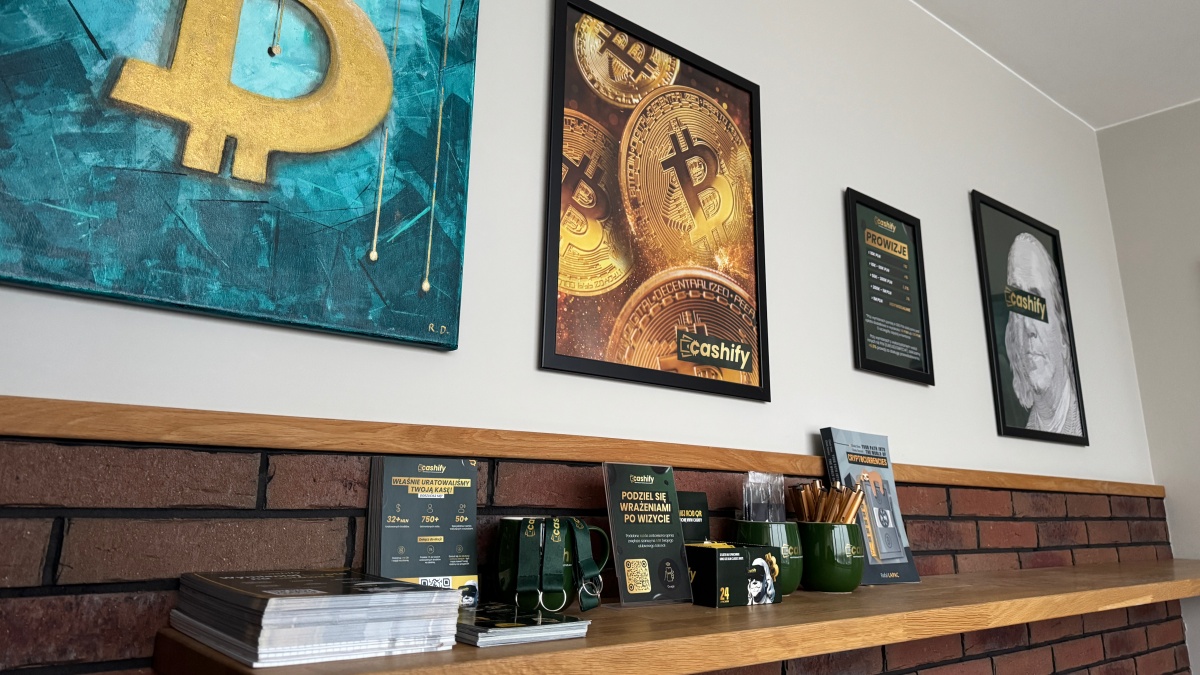 Kantor kryptowalut Cashify Warszawa Mokotowska